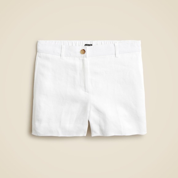 NWT!! J. CREW 3" Harbor Shorts Line Solid White Preppy Nautical Summer Medium - Picture 11 of 16